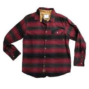 Legendary Whitetails Buck Camp Flannel Shirt Cabin‎ Fever Plaid Men's Size Large
